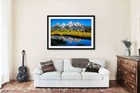Grand Teton Framed Print  Wyoming Rocky Mountains National Park Wall Art