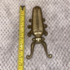 Solid Cast Brass Beetle Boot Jack door Stop   Vintage European Eclectic