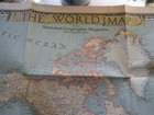 Vintage The World Map December 1943 National Geographic