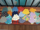 Vintage 1930 s Hand Pieced Cotton Feedsack Sun Bonnet Sue Patches 10 Sewing