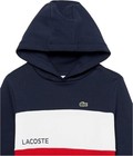 Lacoste Kids Boys Colorblock Popover Fleece Sweatshirt Hoodie  2yr-6yr 