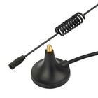 Bnc Scanner Antenna Magnet Mount For Uniden Radioshack Wideband Receive Enhanced