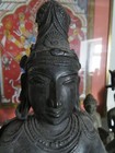 Antique South Indian Bronze Sculpture Of Shiva  18th 19th Century 