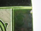 Antique 6  Moulded Majolica Art Nouveau  Tile - Corn Bro