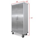 Steel Storage Ultrahd Cabinet 36 x18 x72  W  Locking Doors   Adjustable Shelves