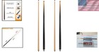Pool Cue Stick Set - Lightweight 20oz Options  Ideal For Home   Bar