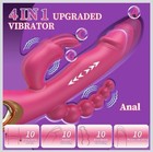 Clit Anal G-spot Triple Pleasure Climax Rabbit Vibrator Vibe Dildo Sex-toys