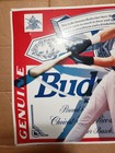 Vintage 1996 Anheuser-busch Budweiser Beer Baseball Metal Sign 33x25