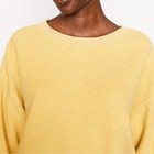 Frame Denim Pima Cotton Sweatshirt Sizes S Oversized Pima Cotton Butter Yellow