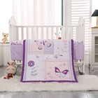  Girl Crib Bedding Set  Butterfly Baby Girl Nursery Bedding Set  Premium 
