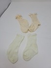 Vintage Mrs  Day s Ideal Girl Baby Shoes In Box Sz 0 Pink Style 55 1950   s 2 Sock