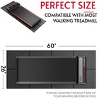 Crostice Walking Pad Mat 26x60  1 4  Thick Under Desk Treadmill Floor Mat