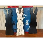 Hippity Hop Rabbits Stage Magic Illusion Wooden Trick Prop 1970s