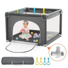 Portable Baby Playpen - Safe Non-slip Activity Center For Toddlers  Indoor outdo