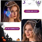 Wriidy Gothic Skeleton Hand Headband With Black One Size  White And