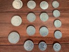 German Copper-nickel Coins Lot 1 Mark  2 Mark  50 Pfennig 1969-1992