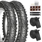 12 5  Kid Bike Tires   Heavy Duty Inner Tubes - 2 Pack  Schrader Valve  Off-road
