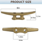 6 Inch Dock Cleats Boat Cleats 4 6 Pack  Boat Dock Cleats Rope Cleat
