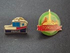 Lot Of 13 Vintage Canadian Souvenir Lapel Pins From Cities And Provinces