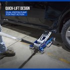 Strongway Low-profile Quick-rise Aluminum Racing Floor Jack  2 Ton Capacity