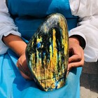 5 1lb  Natural Gorgeous Labradorite Quartz Crystal Stone Specimen Healing