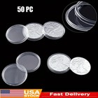 40 Mm Silver Eagles Coin Capsules Coin Case Coin Holder Storage Container W  Box