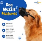 Dog Muzzle Soft Mesh Adjustable Anti Bite Barking Chewing Training S-xxl