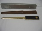 Vintage Rotary International Letter Opener With Vinyl Sheath