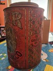 Vintage Original 1920s Tiger Chewing Tobacco Metal Advertising Tin