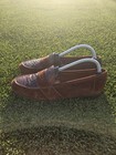 Gucci Men s Brown Suede Croc Embossed Slip-on Dress Loafers Us 9 Eu 42