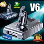 For Dyson V6 Battery Dc58 Dc59 Sv09 V6 Mattress v6 Trigger Battery W Led Display