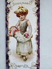 Antique Bookmark Trade Card Household Ranges Stoves Brockton Ma    built To Bake   