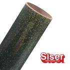 Glitter Htv 11 8 x5ft Roll Iron On Heat Transfer Vinyl Black Gold