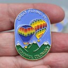 Hot Air Balloon Lot Of 12 Great Flying In Colorful Colorado Lapel Hat Pin Nos