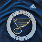 St  Louis Blues Adidas Nhl Authentic Practice Jersey Size 50 Climalite - Maroon