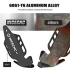 Nicecnc Exhaust Head Pipe Heat Cover Guard Aluminum For Yamaha Yfz450r 2009-2023
