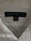 Men   s Joseph   Feiss White Tuxedo Dress Shirt Size 15 34 35 100  Cotton