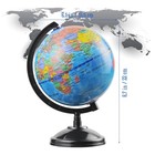 World Globe For Kids Learning - 6 Inch Interactive Earth With 6 