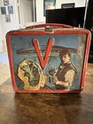Vintage V Visitors Tv Series Show Metal Lunchbox 1984 Aladdin No Thermos