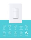 Kasa Smart Motion Sensor Switch And Dimmer Light Switch White Es20m