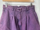 Vtg Nike Challenge Court Purple Acid Wash Andre Agassi Tennis Jean Denim Skirt M