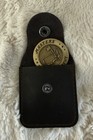 Vintage Masters Tournament Brass Ball Marker Augusta National Golf Club Leather