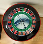 Roulette Wheel Table Gambling Vegas Casino Layout Sign Counter Bar Stool