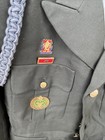 Us Army Green Dress Coat 44s Uniform Jacket W  Ribbons Medals Insignia