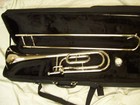 Brand New  Silver Trigger Trombone With Hard Case And Mouthpiece 