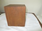 Vintage Wood And Bronze United States Post Office Lock Box