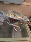 Arthur Court Antler Gravy Boat 10-3526 Aged Silver Tone Nib