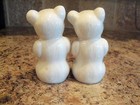 Vintage Teddy Bear Salt I m Pepper Souvenir Plattsburg N y  Shakers
