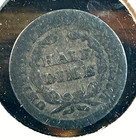 1853 Arrows Seated Liberty Half Dime Nice Original Good Chrc