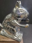 Godinger Silver Plated Squirrel Nutcracker Vintage